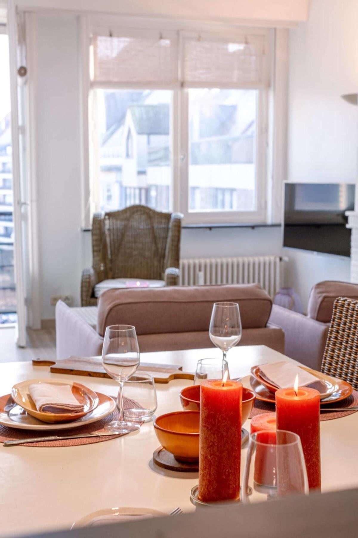 Huswell - Beautiful And Spacious Studio With Side Seaview Knokke-Heist Exteriör bild