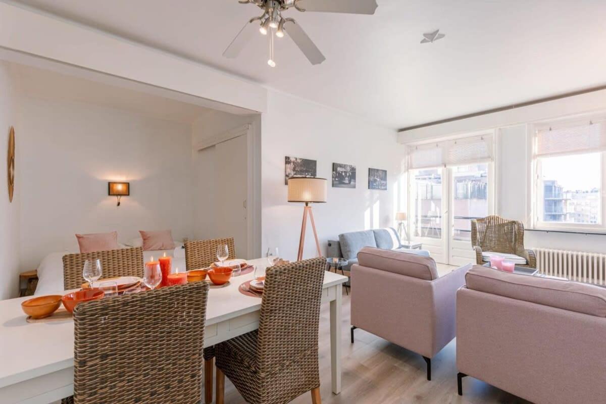 Huswell - Beautiful And Spacious Studio With Side Seaview Knokke-Heist Exteriör bild